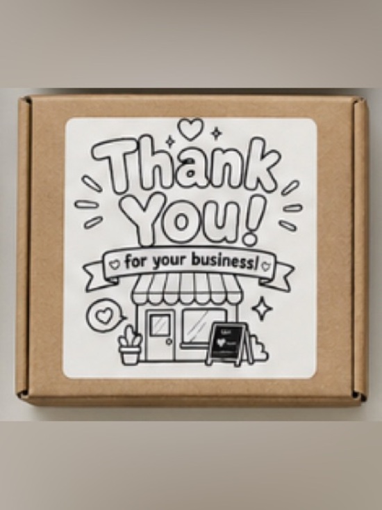 Handmade Other - Handmade Thank You Sticker 2”x2” - 25pcs
